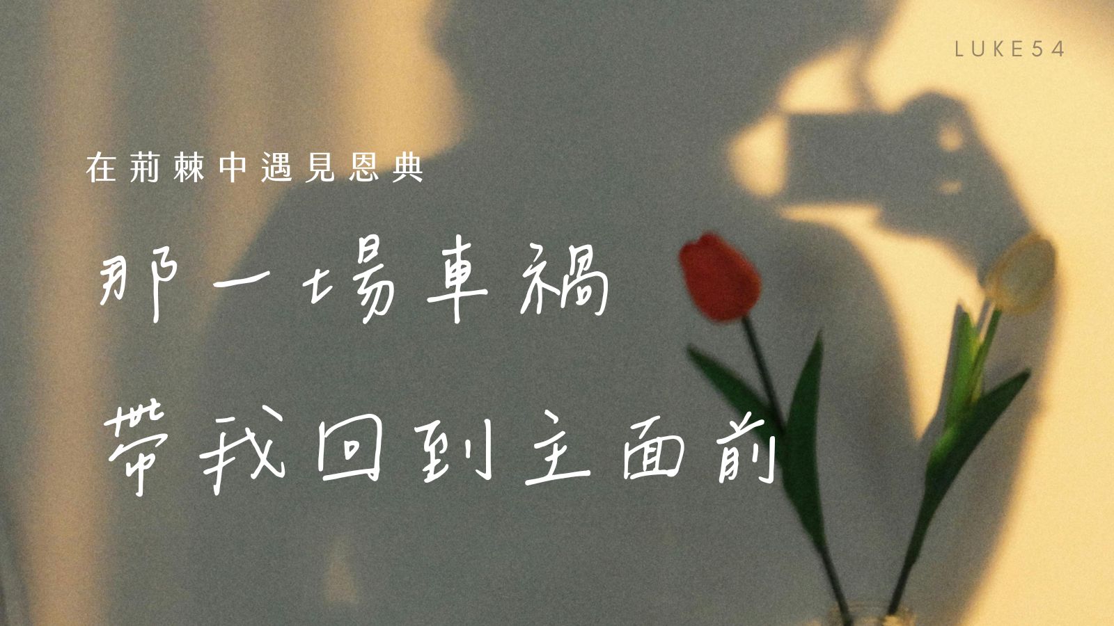 在荊棘中遇見恩典：那一場車禍，帶我回到主面前